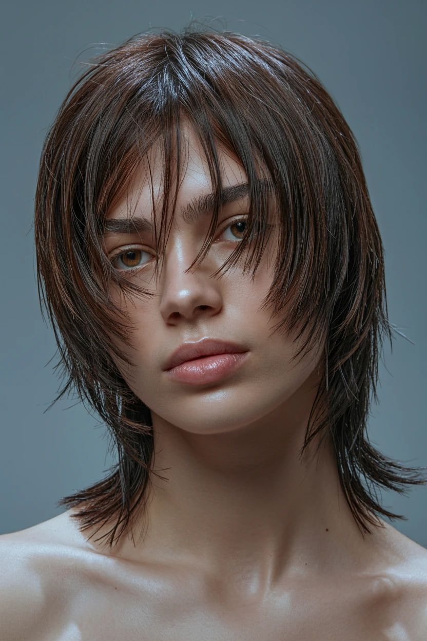 polished straight shag