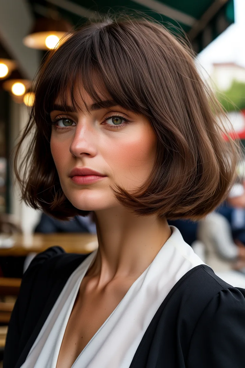 french girl bob