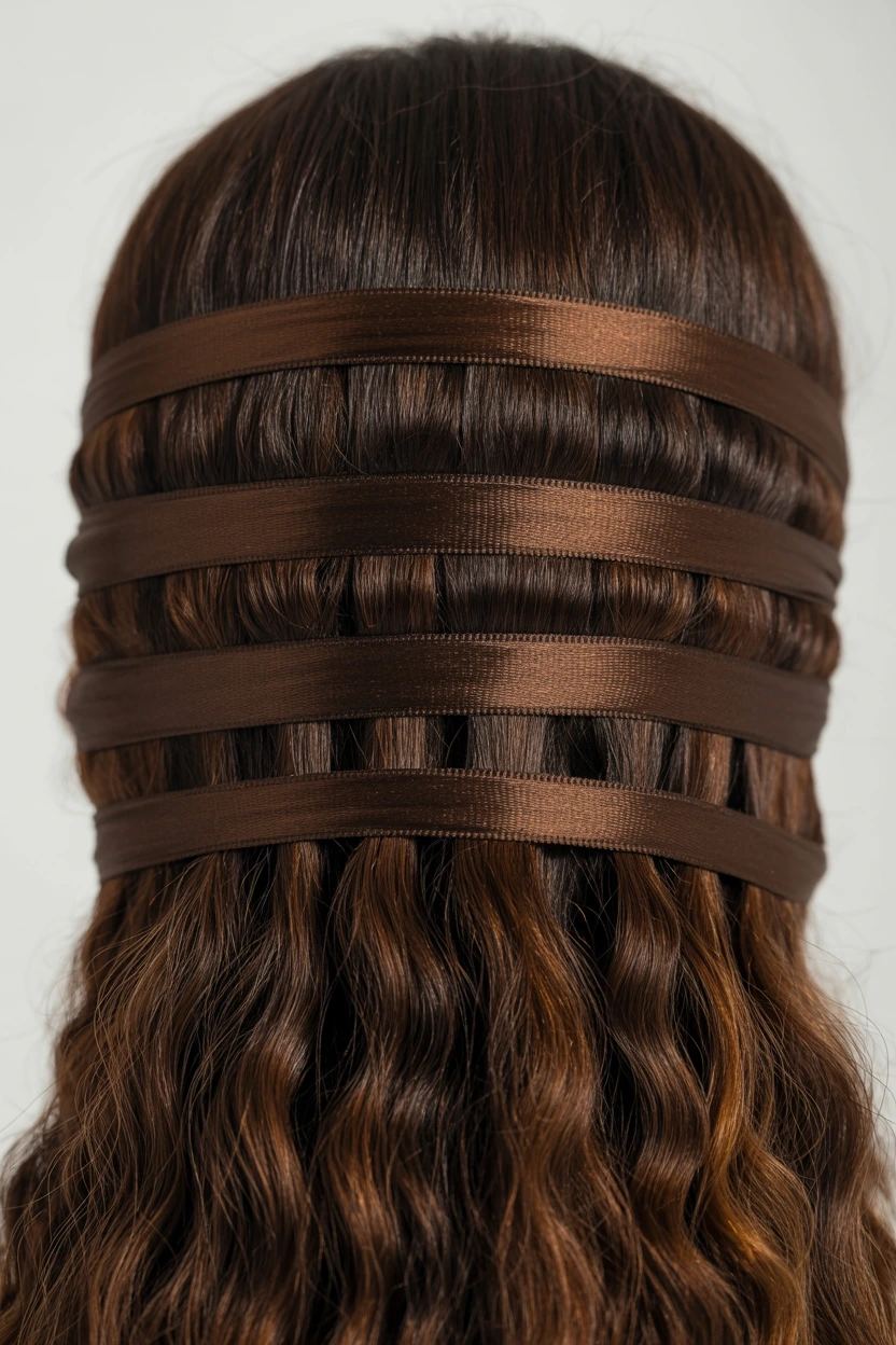 stacked ribbon twists