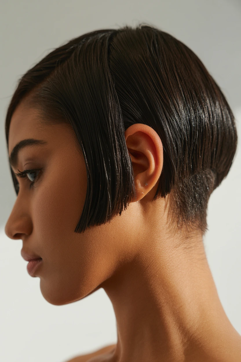 defined razor cut edges