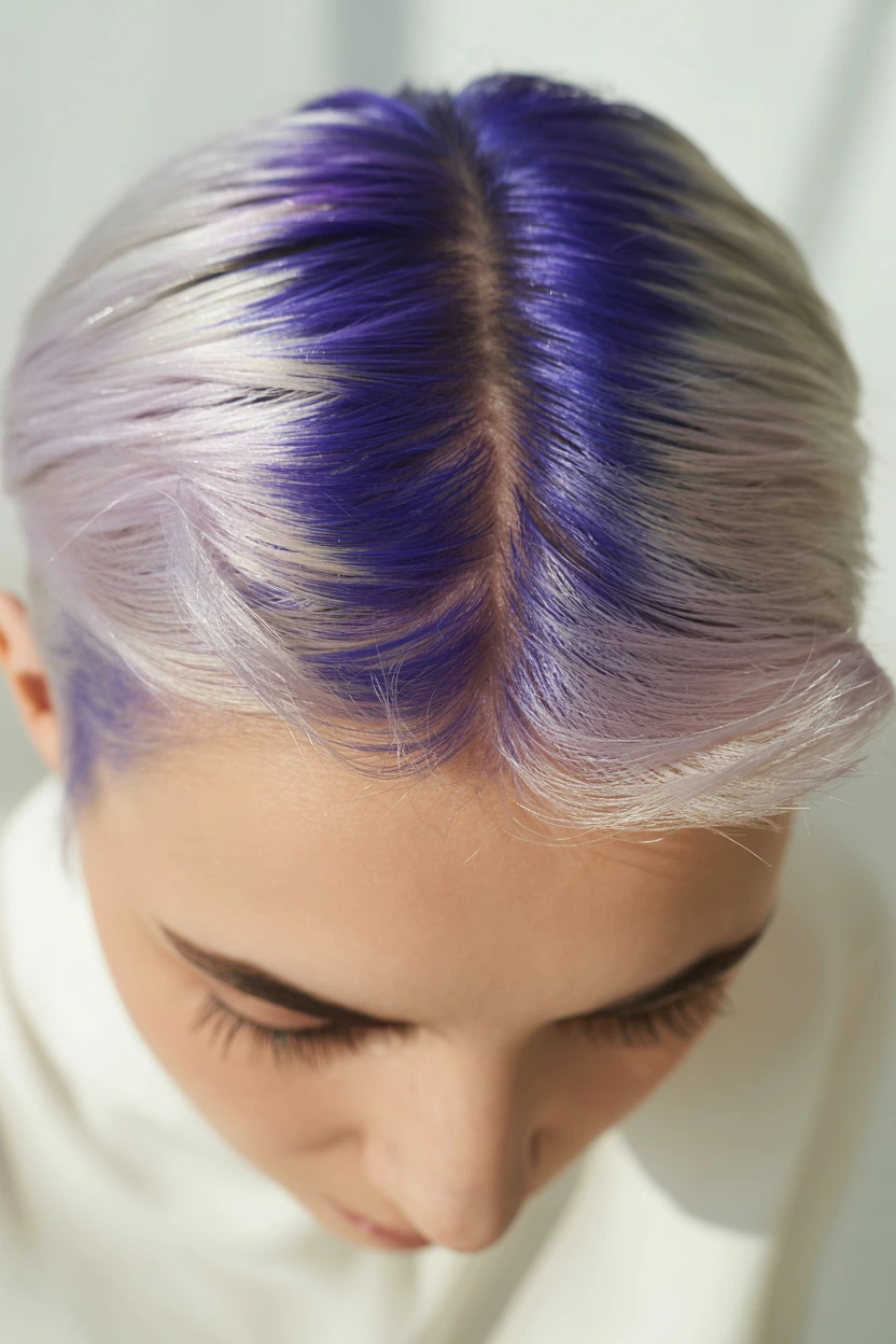lilac shadow root contrast