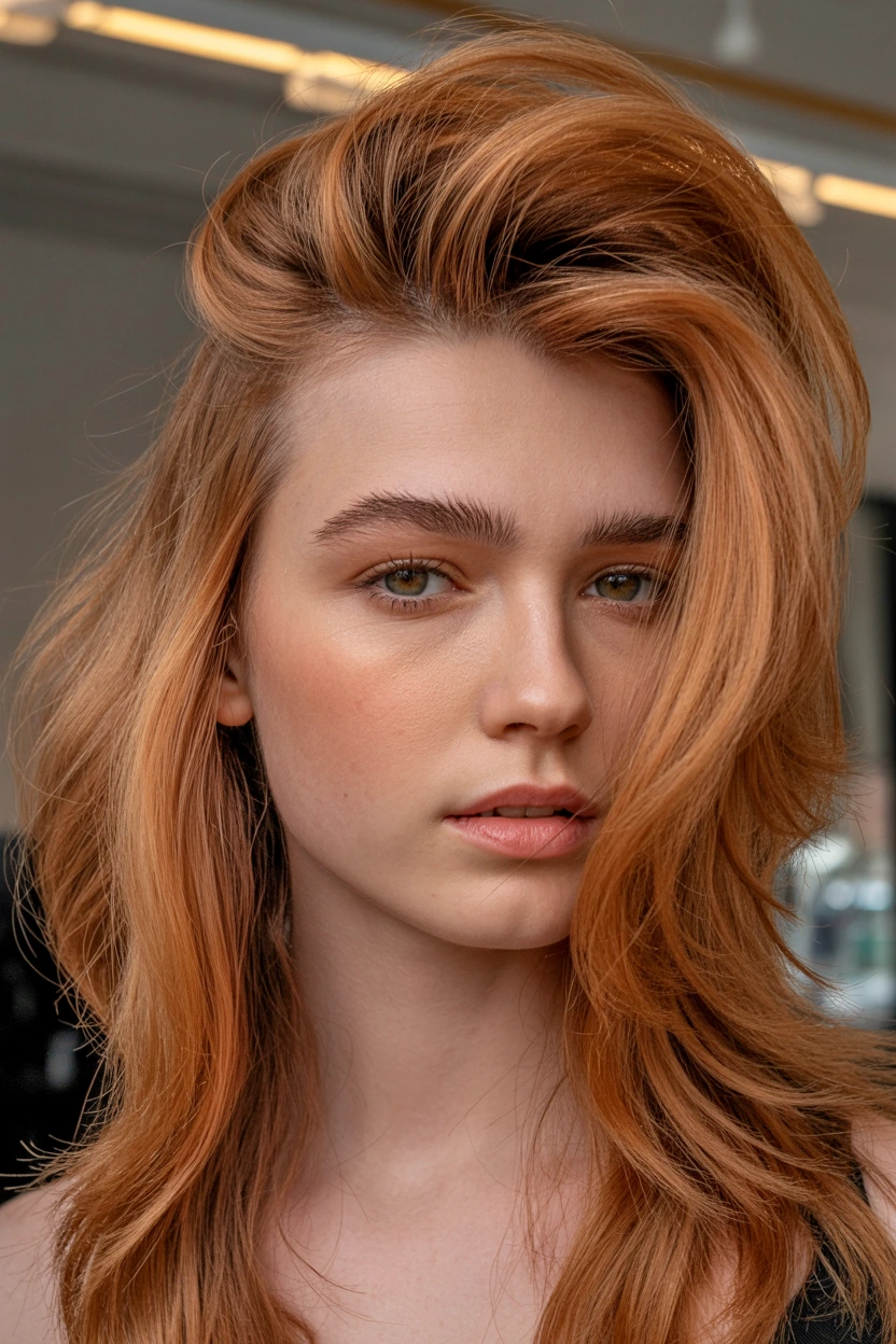 voluminous crown fox cut