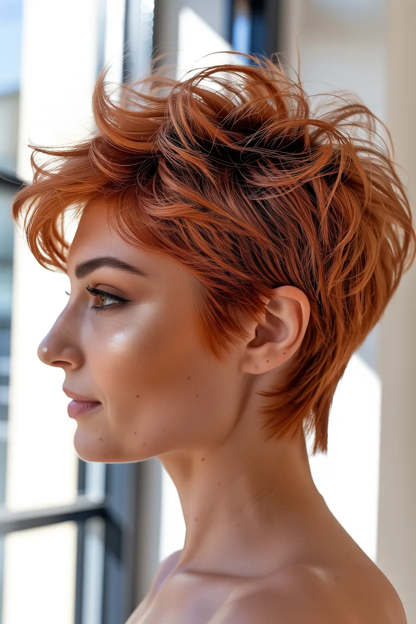 copper apricot pixie