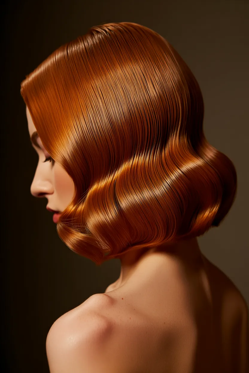vintage hollywood waves