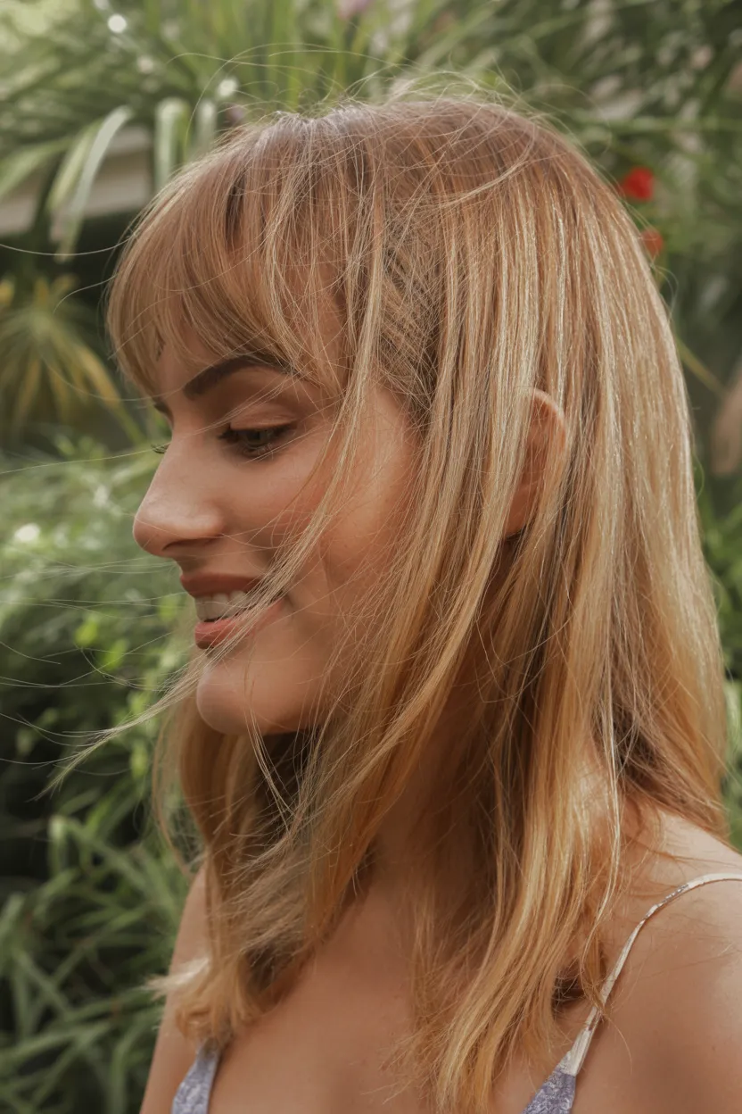 soft wispy curtain bangs