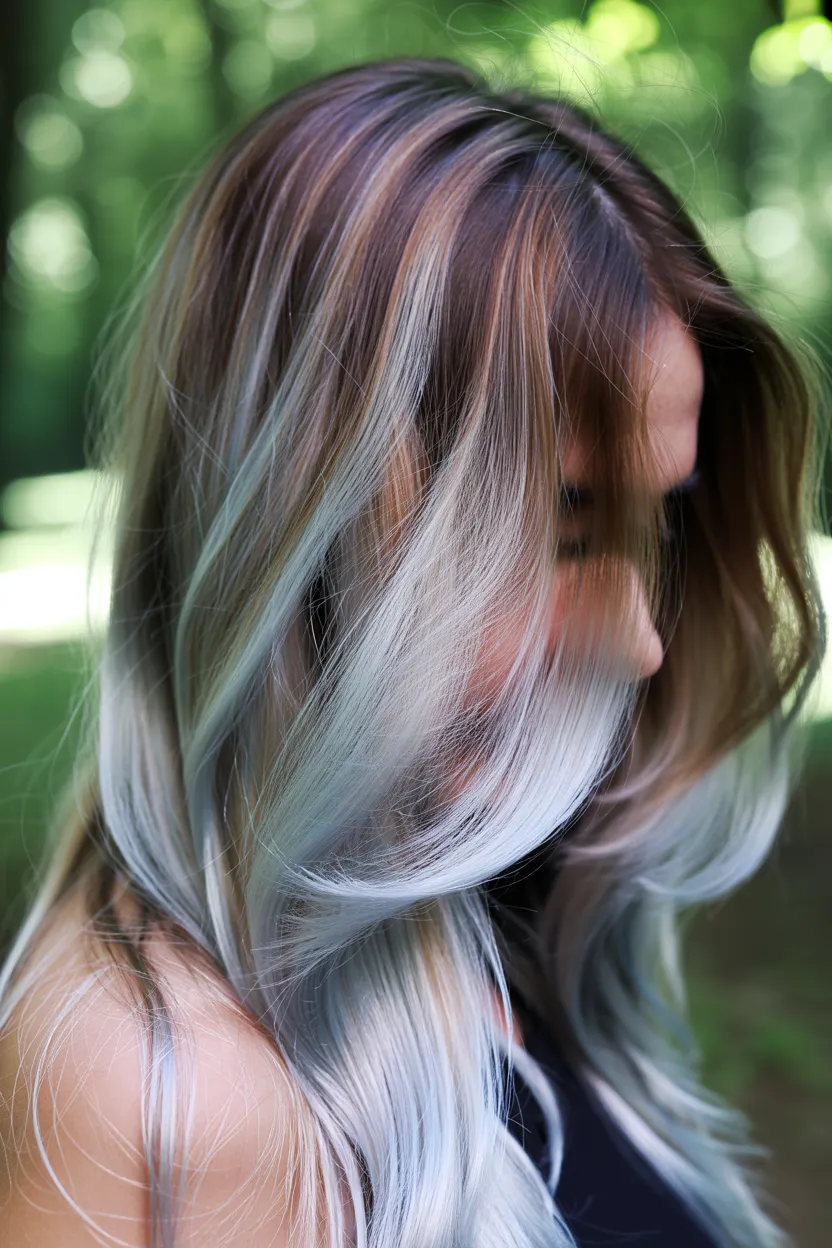 cool tone balayage