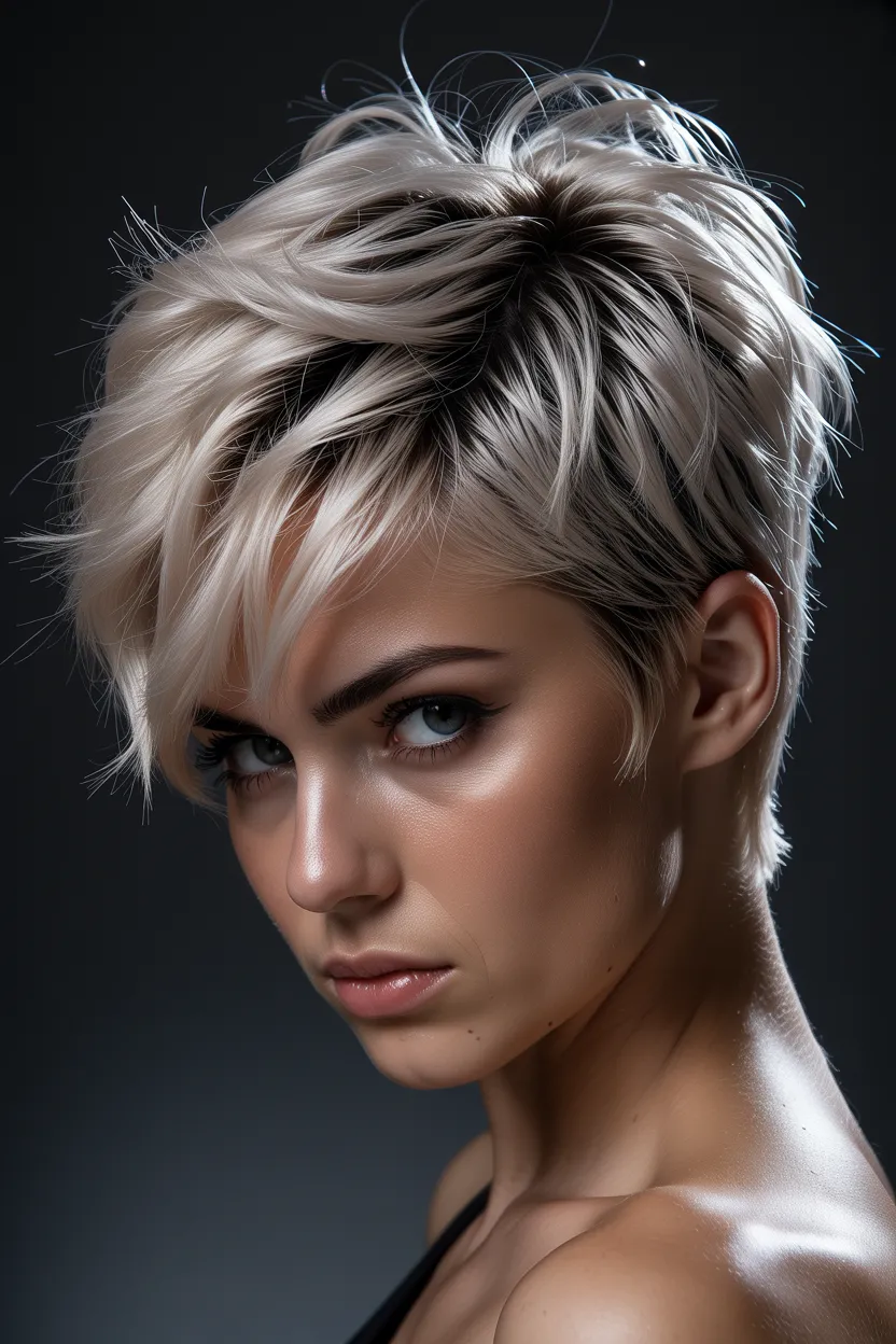 textured pixie cut
