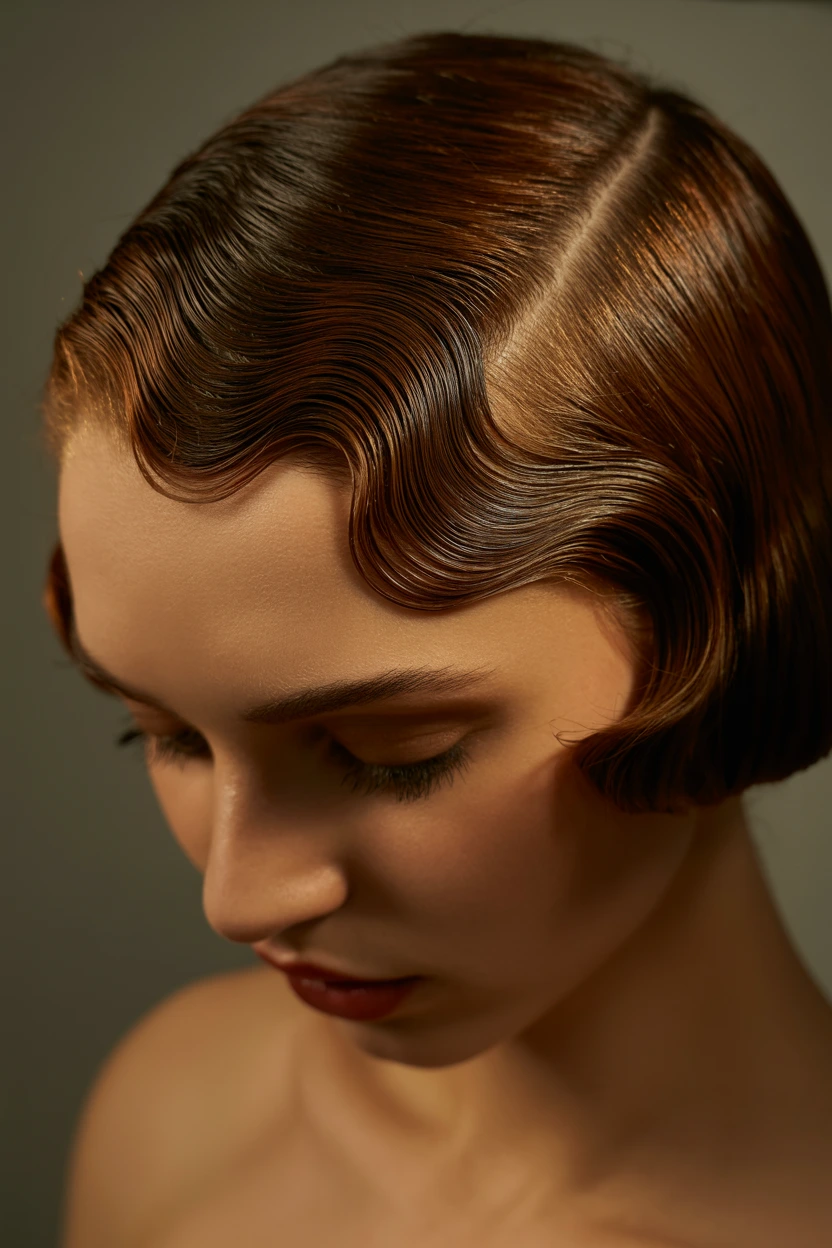 dewy finger waves
