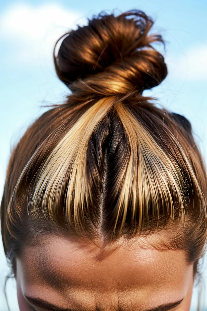 chunky highlighted tendrils