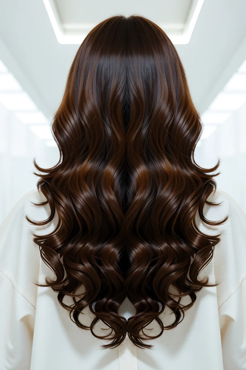 long v-shape layers