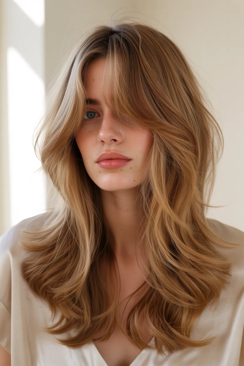 wispy curtain bangs