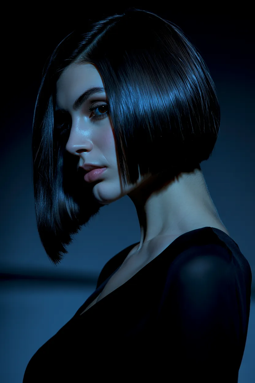 deep side part