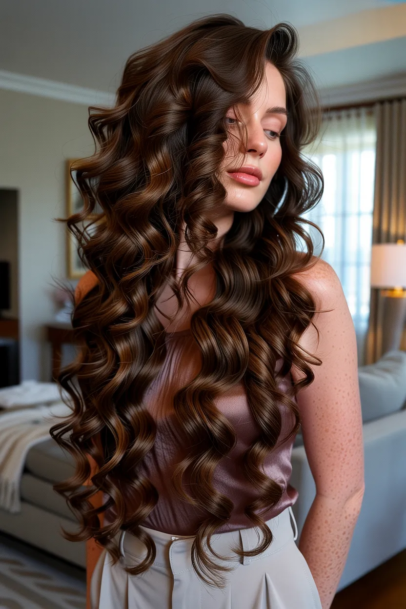 long layers with spiraled tendrils