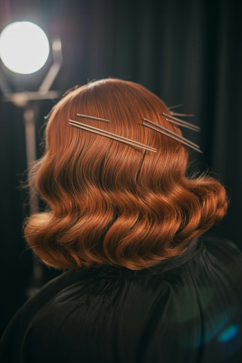 glamorous hollywood waves