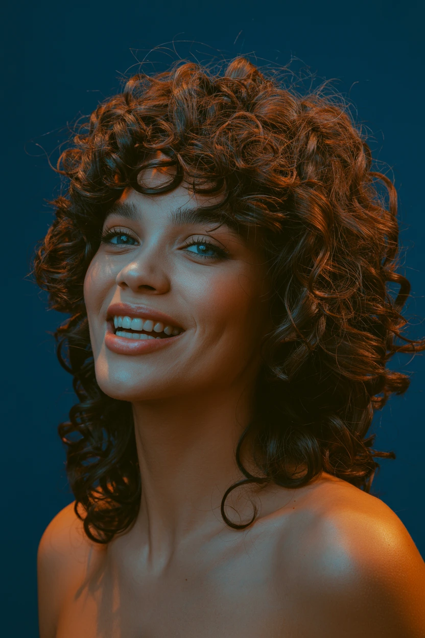 boho disco curls