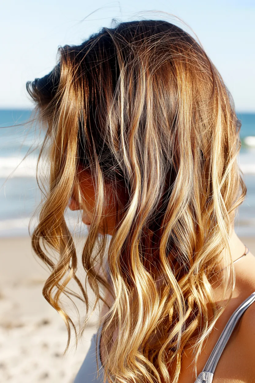 sun-bleached sand blonde