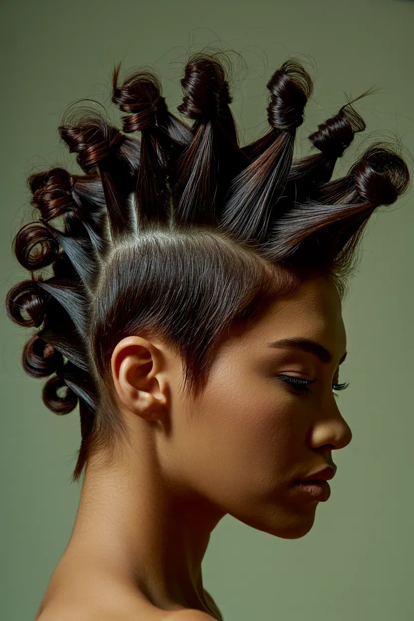 mohawk inspired frohawk