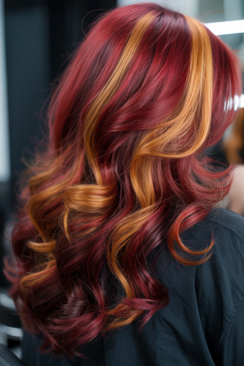 dimensional red fox hair