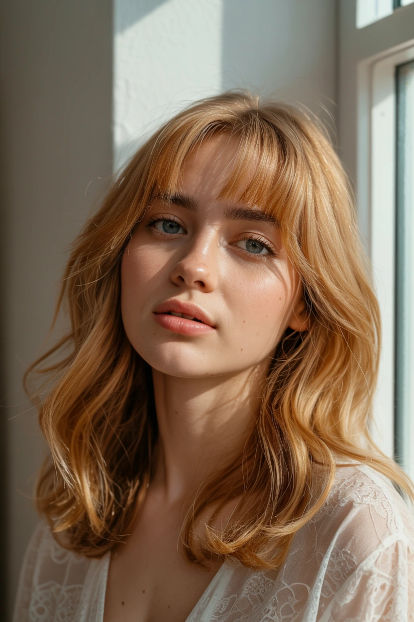 wispy fringe mid length