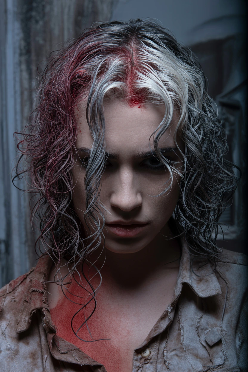 zombie distressed matted waves